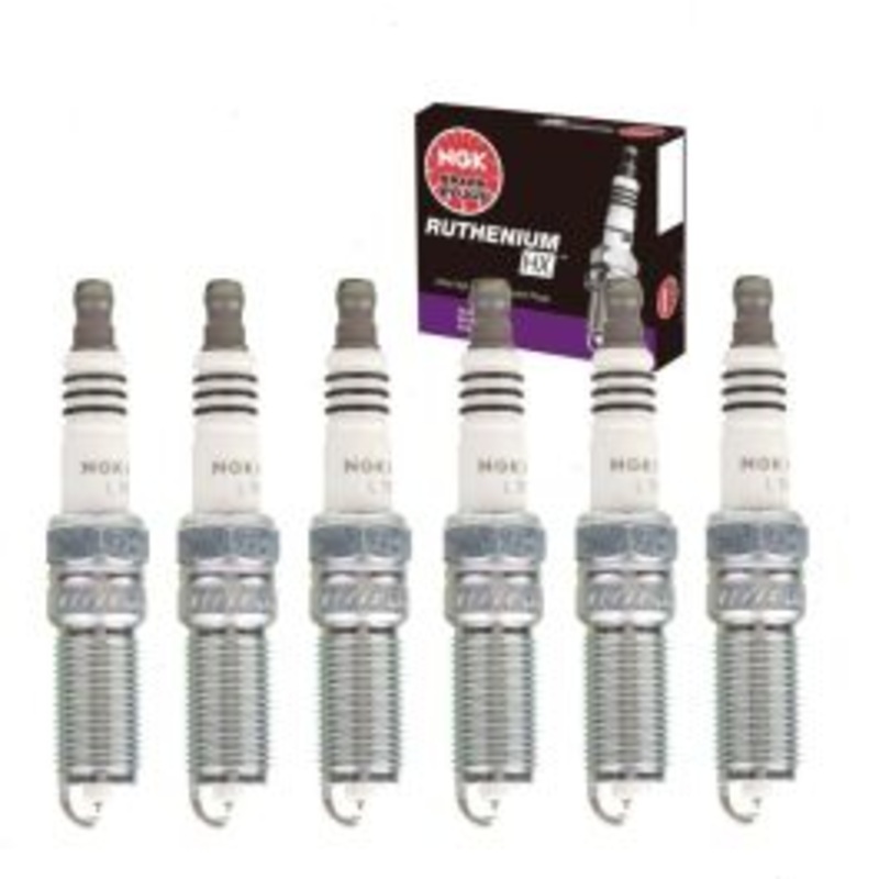 6 pc NGK Ruthenium HX Spark Plugs for 2013-2019 Ford Explorer 3.5L V6