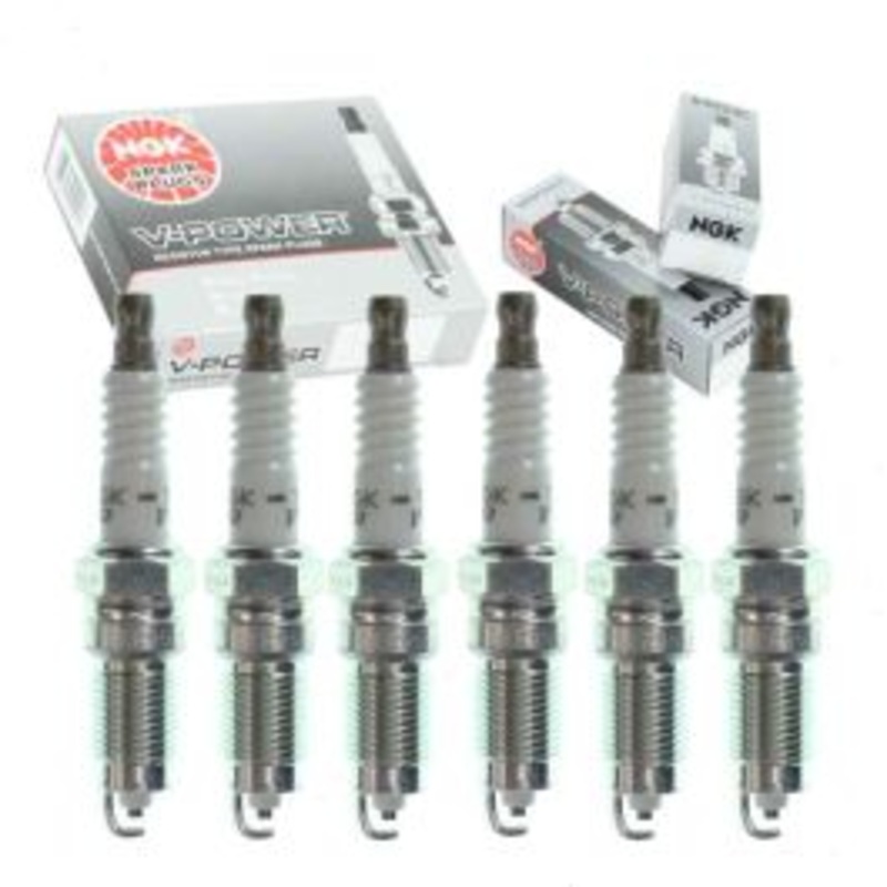 6 pc NGK V-Power Spark Plugs for 1988-1995 Ford Taurus 3.8L V6