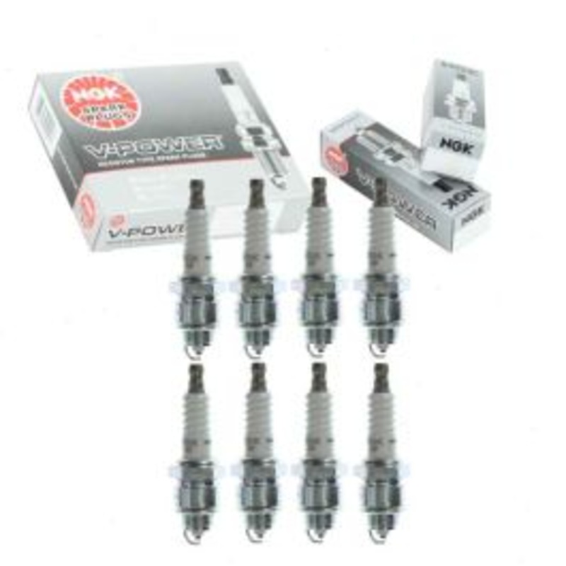 8 pc NGK V-Power Spark Plugs for 1974-1978 Plymouth Trailduster 6.6L 7.2L V8