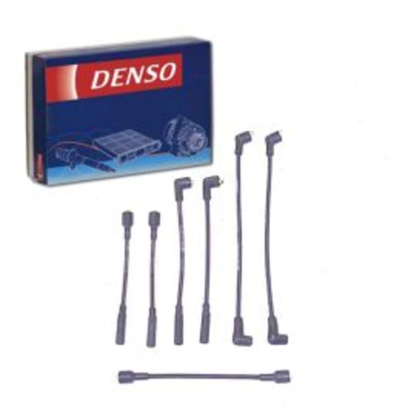 DENSO Spark Plug Wire Set for 1967-1970 American Motors Rebel 3.3L 3.8L L6