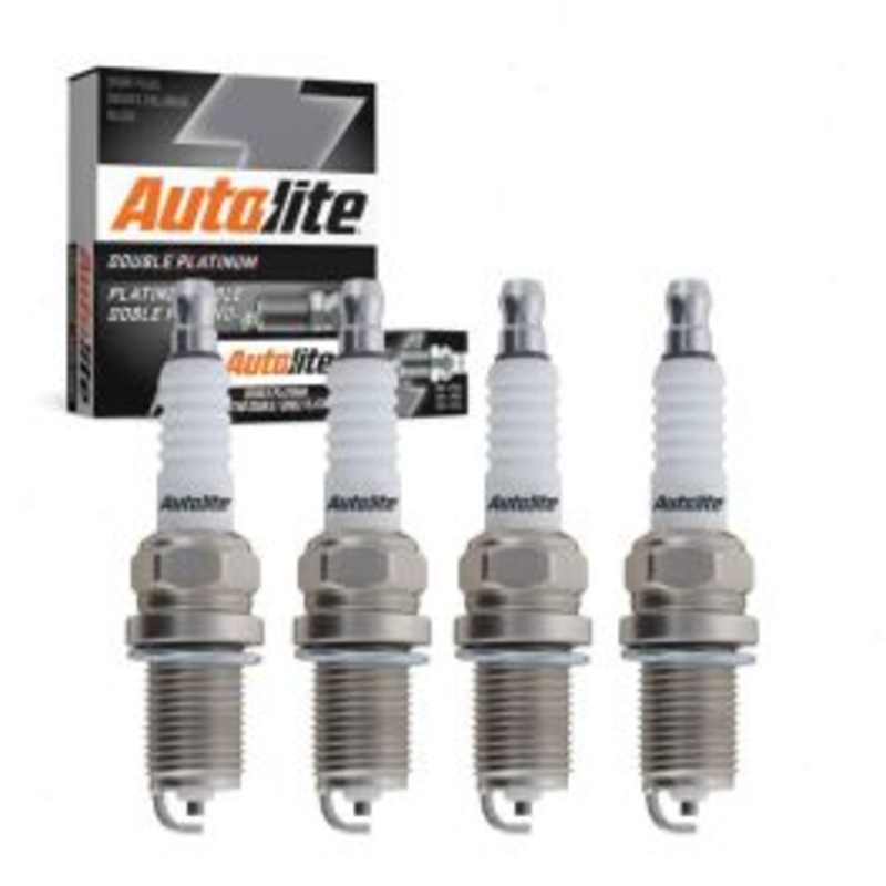 4 pc Autolite Double Platinum Spark Plug for 1993-1999 Saturn SW1