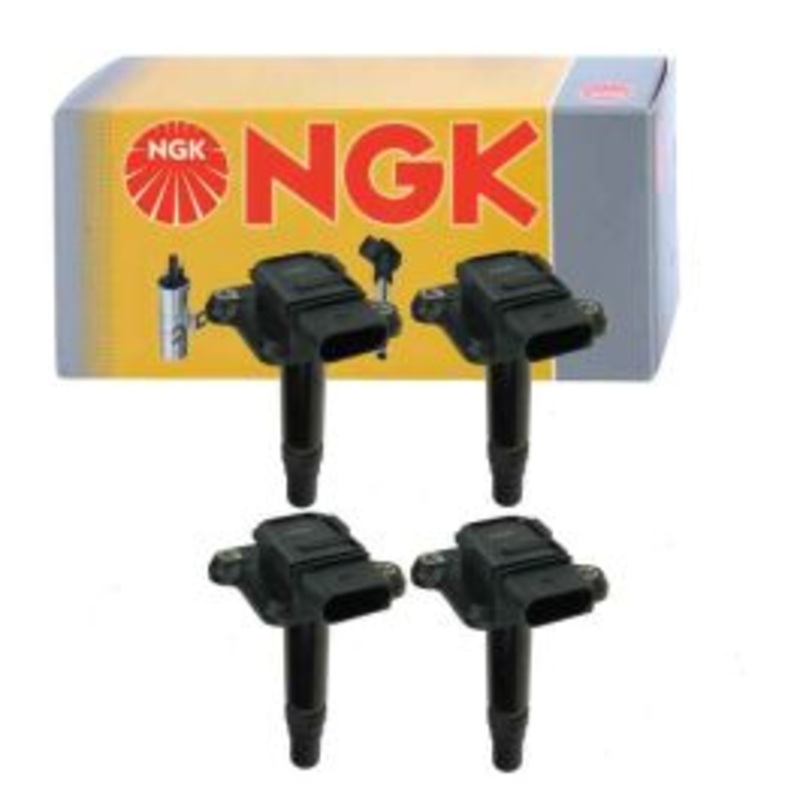 4 pc NGK Ignition Coils for 1999-2000 Audi A4 Quattro 1.8L L4