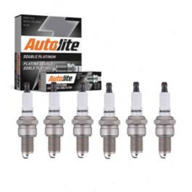 6 pc Autolite Double Platinum Spark Plug for 1980-1983 Nissan 280ZX 2.8L L6