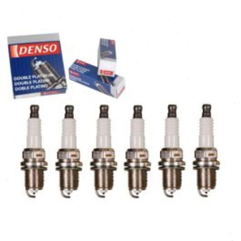 6 pc DENSO Double Platinum Spark Plugs for 1992-1993 Lexus SC300 3.0L L6