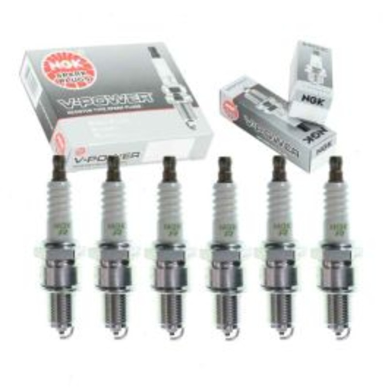 6 pc NGK V-Power Spark Plugs for 1978-1981 Mercedes-Benz 280CE 2.8L L6