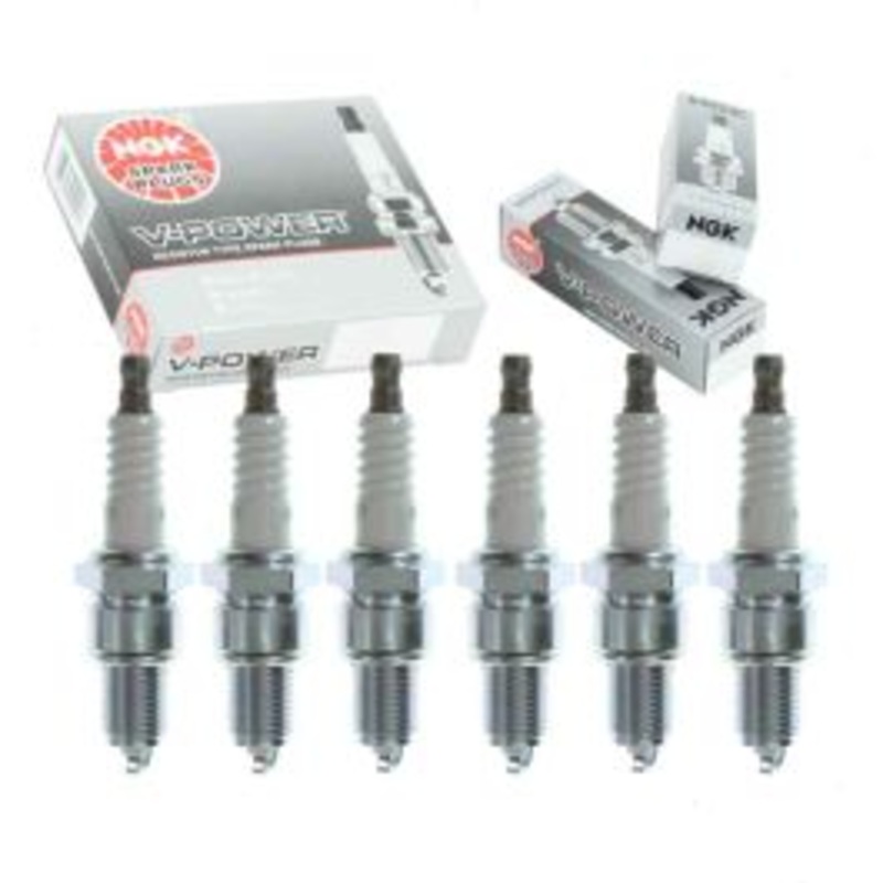 6 pc NGK V-Power Spark Plugs for 1987-2000 Plymouth Voyager 3.0L V6