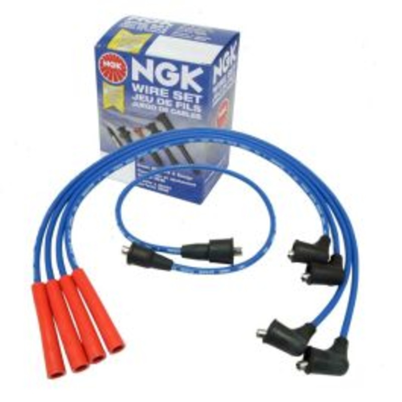 NGK Spark Plug Wire Set for 1972 Mazda 618 1.8L L4