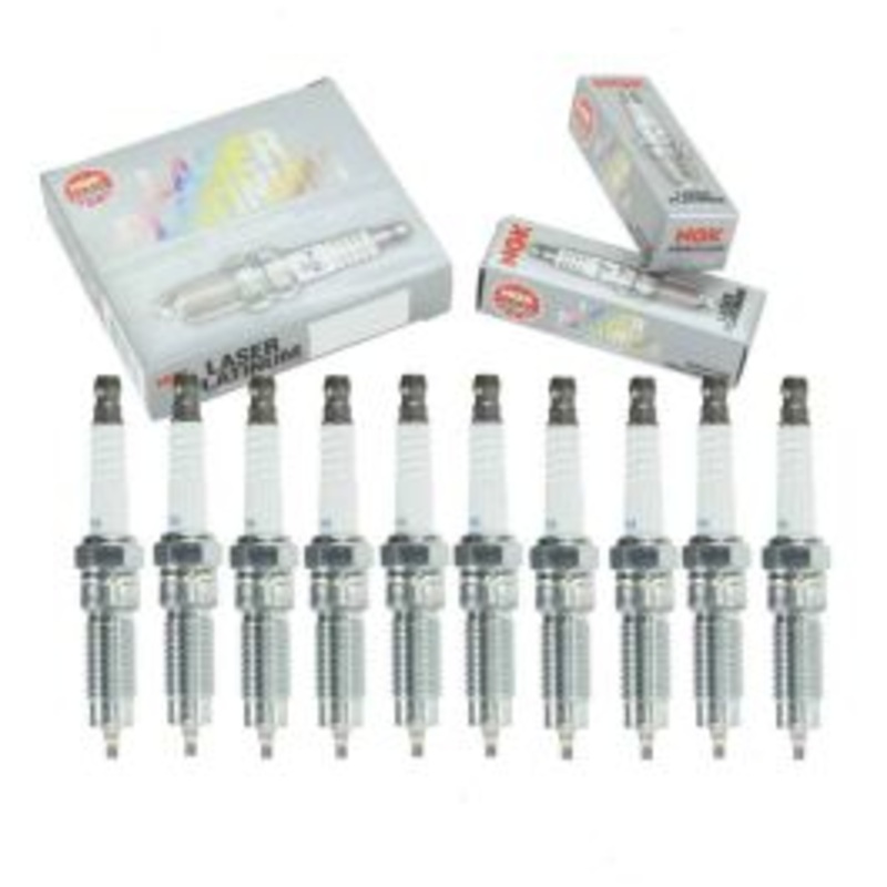 10 pc NGK Laser Platinum Spark Plugs for 2008-2010 Ford F-350 Super Duty 6.8L V10