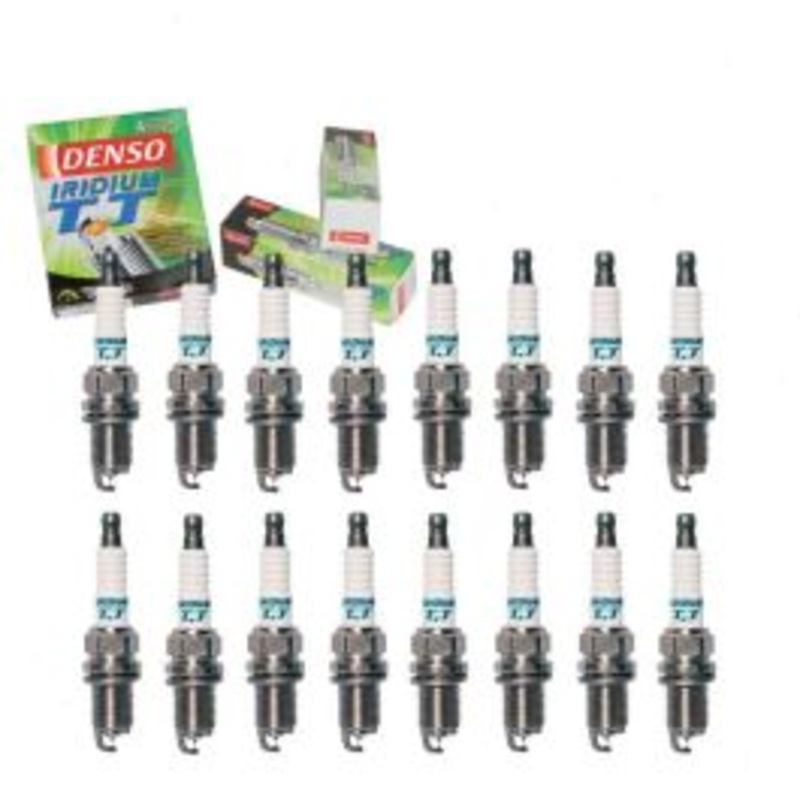 16 pc DENSO Iridium TT Spark Plugs for 2001-2002 Mercedes-Benz CLK55 AMG 5.5L V8