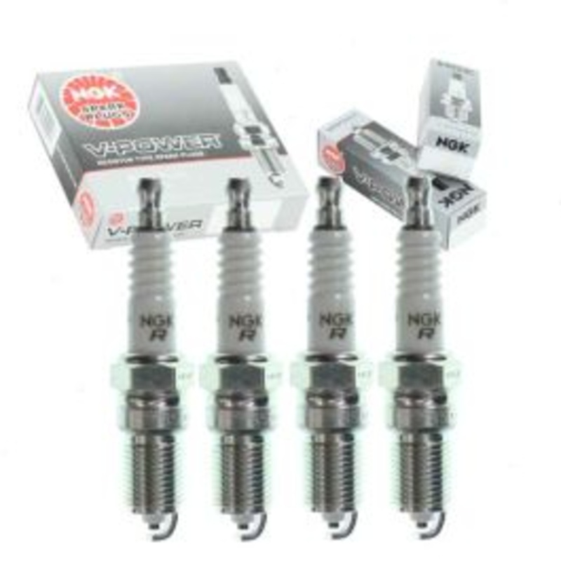 4 pc NGK V-Power Spark Plugs for 1998-2000 Isuzu Hombre 2.2L L4