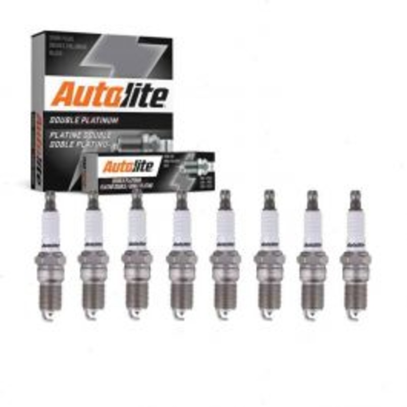 8 pc Autolite Double Platinum APP106 Spark Plug