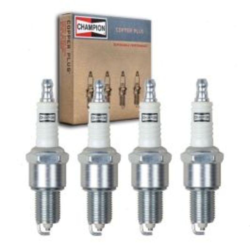 4 pc Champion Copper Plus Spark Plugs for 1968 Opel Rallye 1.5L L4