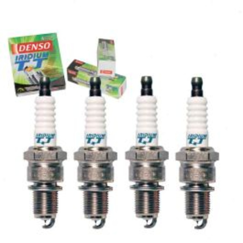 4 pc DENSO Iridium TT Spark Plugs for 1979-1982 Fiat Strada 1.5L L4
