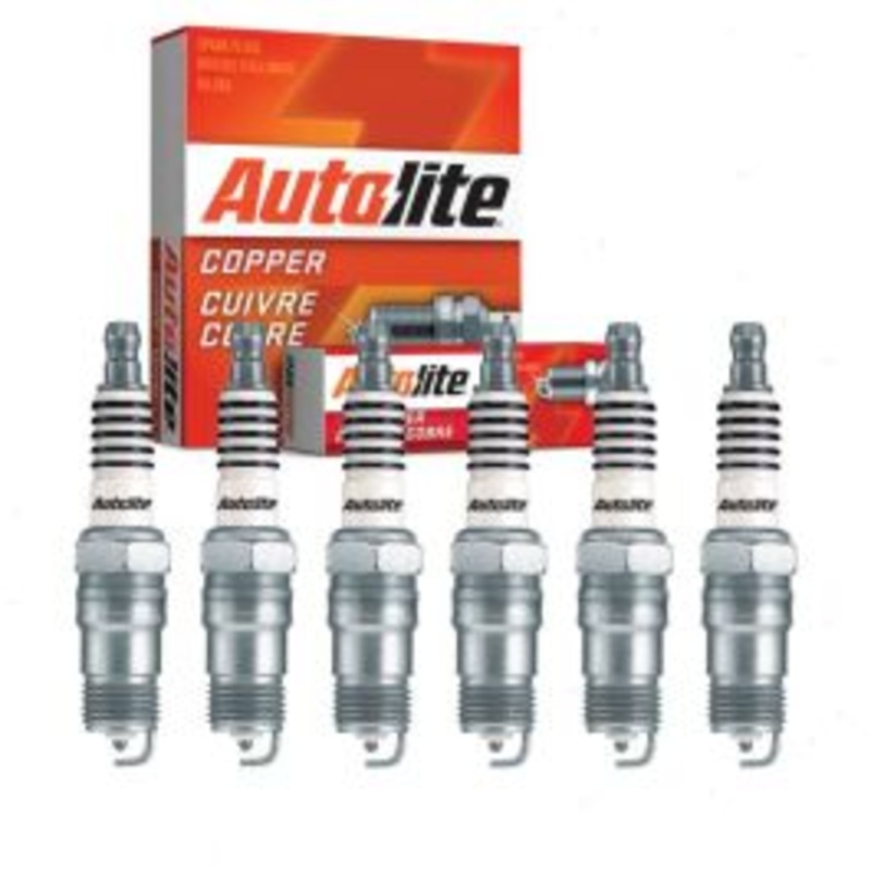 6 pc Autolite Copper Core Spark Plugs for 1986-1997 Ford Aerostar 2.8L 4.0L V6