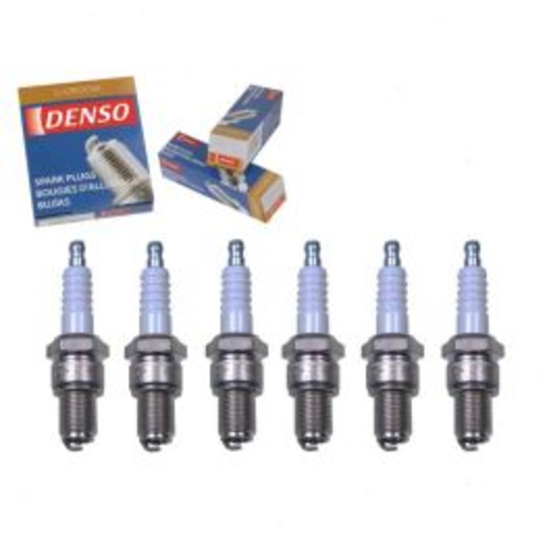6 pc DENSO Standard U-Groove Spark Plugs for 1965-1989 Porsche 911 2.0L 2.2L 2.7L 3.0L 3.3L H6
