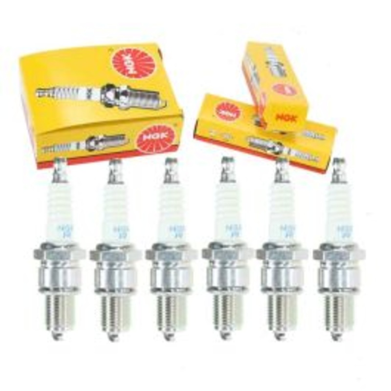 6 pc NGK Standard Spark Plugs for 1968-1971 BMW 2800CS 2.8L L6