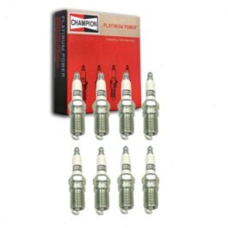 8 pc Champion Platinum Spark Plugs for 1997-2002 Ford E-350 Econoline Club Wagon 5.4L V8