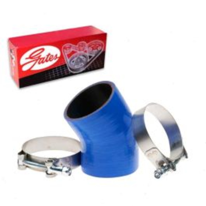 Gates Turbocharger to Pipe Hot Side Turbocharger Intercooler Hose Kit for 2003-2004 Ford F-250 Super Duty 6.0L V8