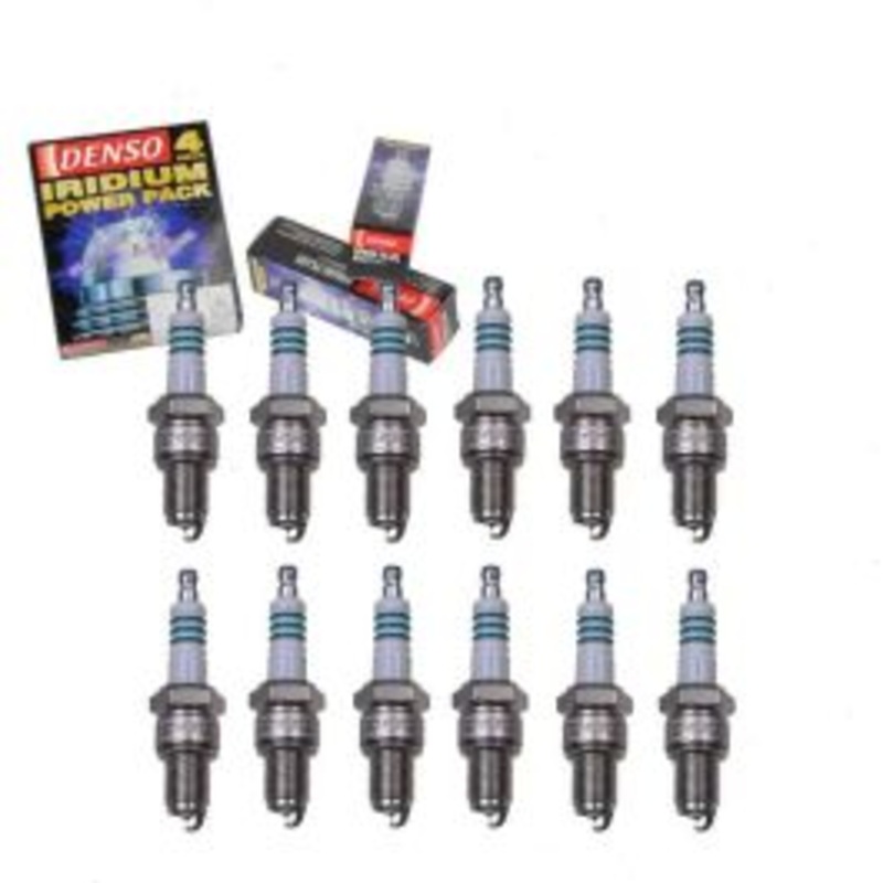 12 pc DENSO Iridium Power Spark Plugs for 1973-1979 Jaguar XJ12 5.3L V12