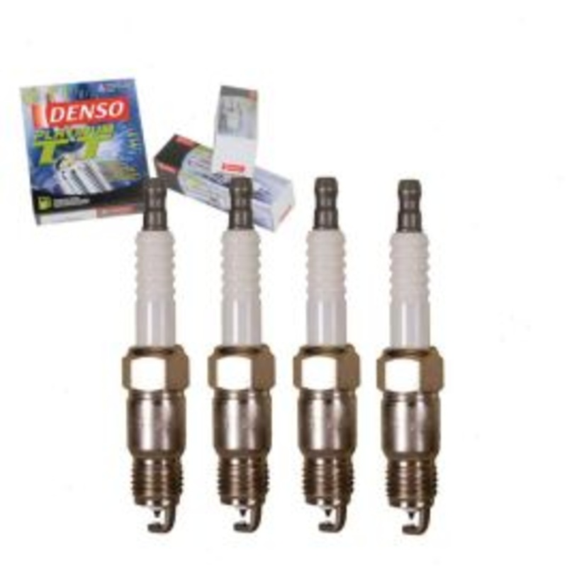 4 pc DENSO Platinum TT Spark Plugs for 1984-1985 Pontiac J2000 Sunbird 2.0L L4
