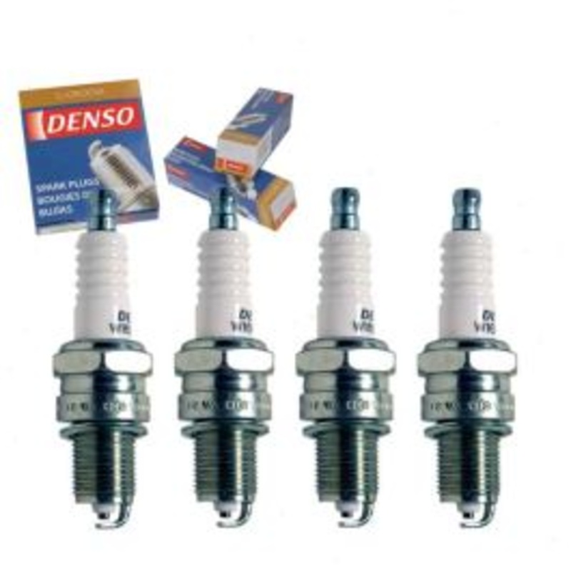 4 pc DENSO Standard U-Groove Spark Plugs for 1980-1984 Renault LeCar 1.4L L4