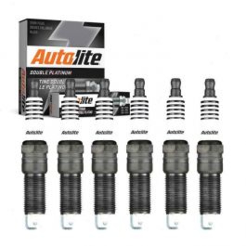 6 pc Autolite Double Platinum Spark Plug for 2009-2010 Volkswagen Routan