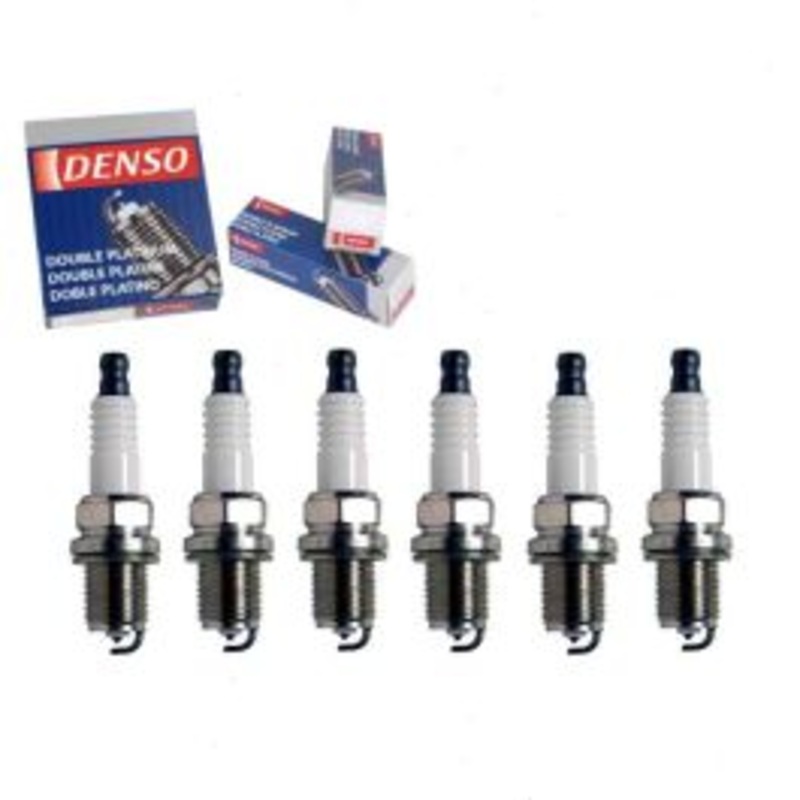 6 pc DENSO Double Platinum Spark Plugs for 1999 Isuzu Amigo 3.2L V6