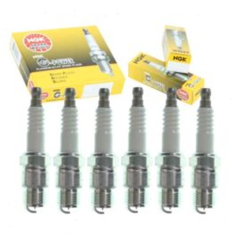 6 pc NGK G-Power Spark Plugs for 1973-1974 Buick Apollo 4.1L L6