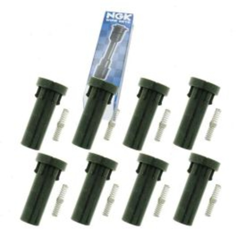 8 pc NGK Ignition Coil Boots for 2008-2010 Jeep Grand Cherokee 4.7L V8