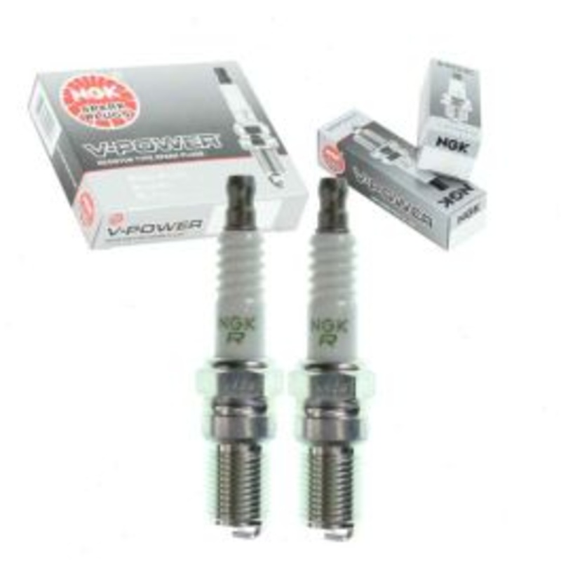 2 pc NGK V-Power 3177 BR6EF Spark Plugs
