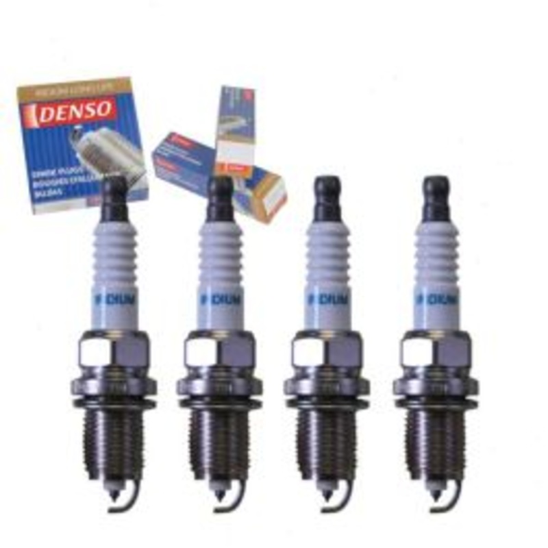 4 pc DENSO Iridium Long Life Spark Plugs for 1990-1992 Mazda MX-6 2.2L L4