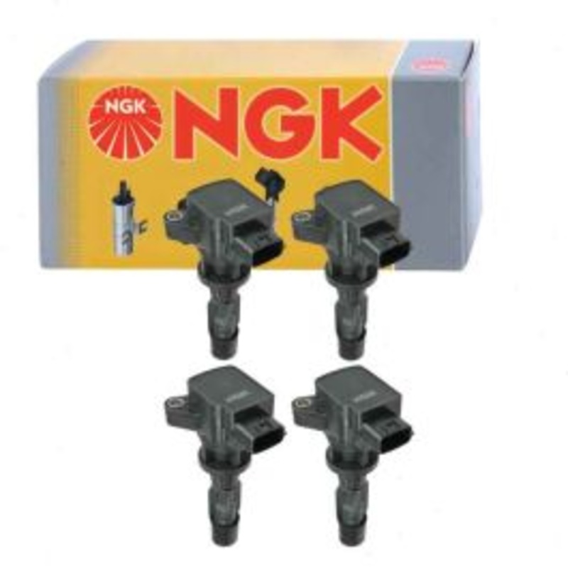 4 pc NGK Ignition Coils for 2009-2015 Mazda 5 2.3L 2.5L L4
