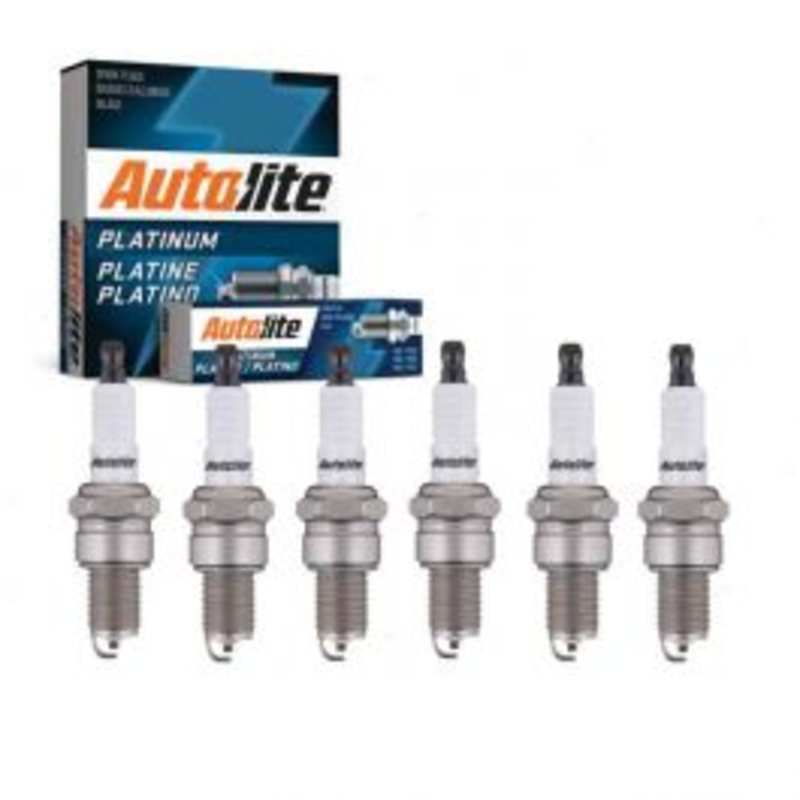 6 pc Autolite Platinum Spark Plug for 1966-1970 Jeep J-3700 3.8L L6