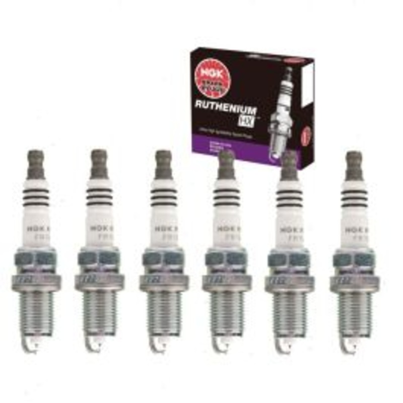 6 pc NGK Ruthenium HX Spark Plugs for 1997 Jaguar XJR 4.0L L6
