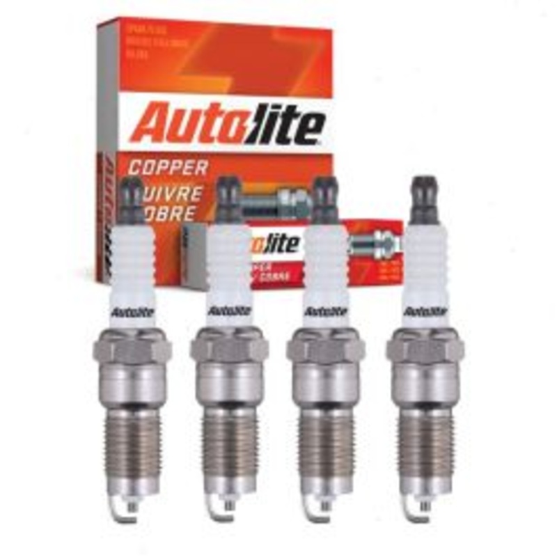 4 pc Autolite Copper Core Spark Plugs for 1987 Mercury Lynx