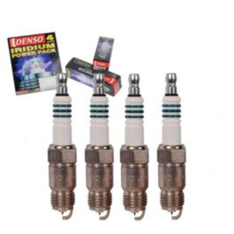 4 pc DENSO Iridium Power Spark Plugs for 1987-1990 Oldsmobile Cutlass Cruiser 2.5L L4
