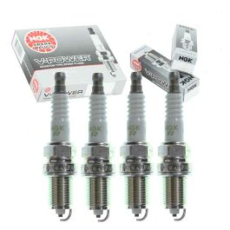 4 pc NGK V-Power Spark Plugs for 1990-1992 Geo Prizm 1.6L L4