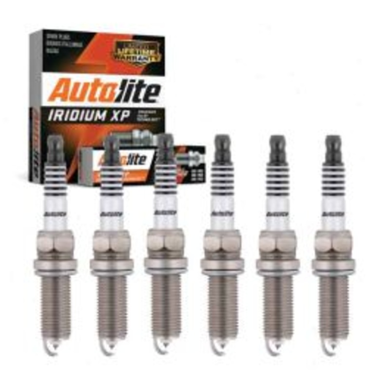6 pc Autolite Iridium XP Spark Plug for 2014-2019 Jeep Cherokee 3.2L V6