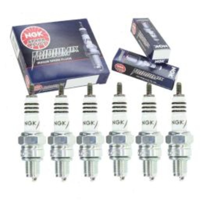 6 pc NGK Iridium IX 7669 CR8HIX Spark Plugs