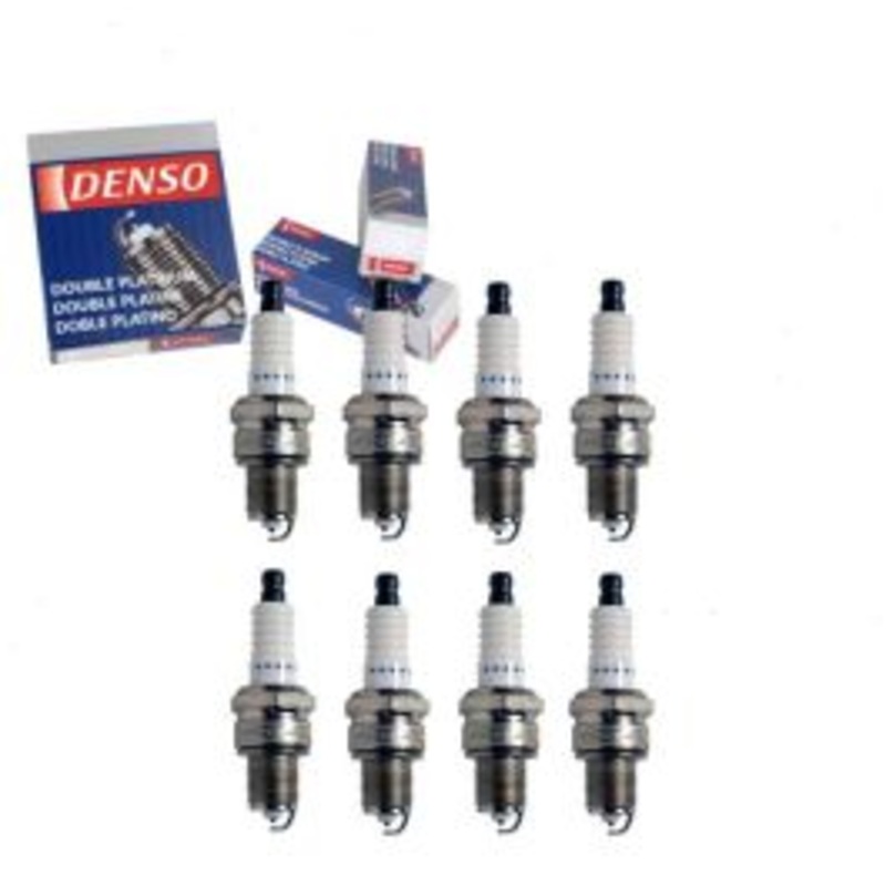 8 pc DENSO Double Platinum Spark Plugs for 1967 Dodge D100 Series 5.2L V8