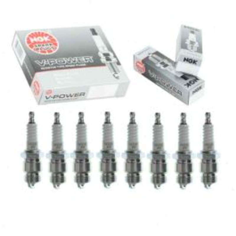 8 pc NGK V-Power Spark Plugs for 1966-1976 Ford F-350 5.0L 5.8L 5.9L 6.4L V8
