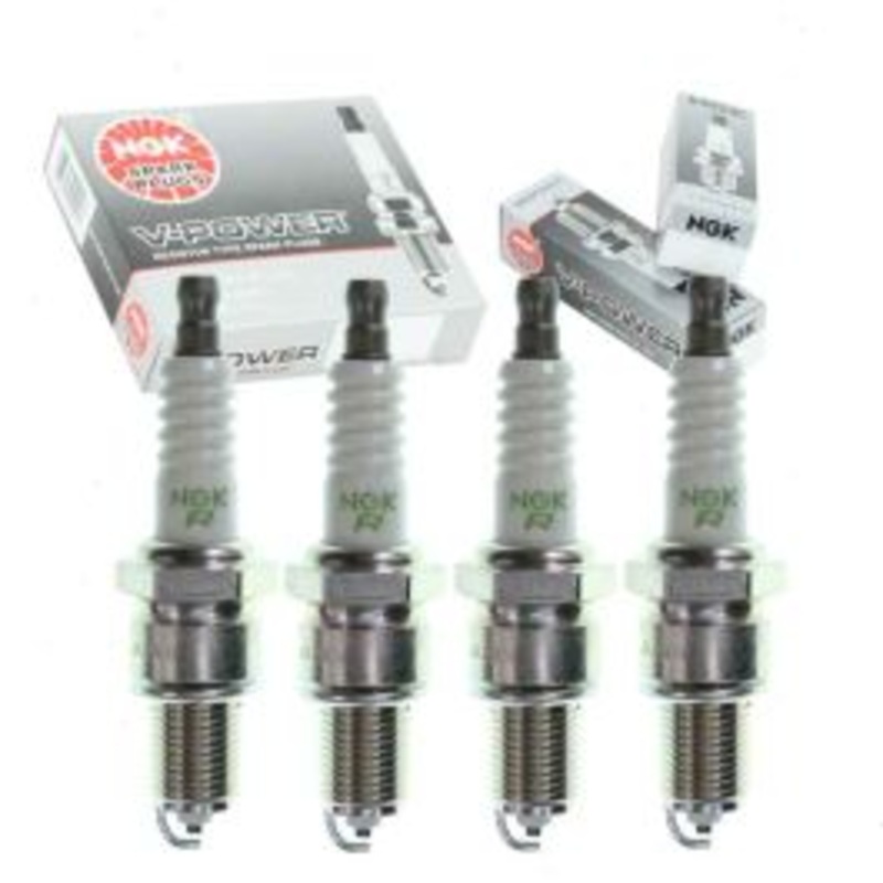 4 pc NGK V-Power Spark Plugs for 1985-1992 Volkswagen Golf 1.8L L4
