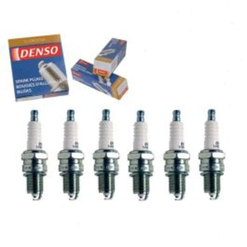 6 pc DENSO Standard U-Groove Spark Plugs for 1963-1966 GMC Suburban 3.8L 4.1L L6