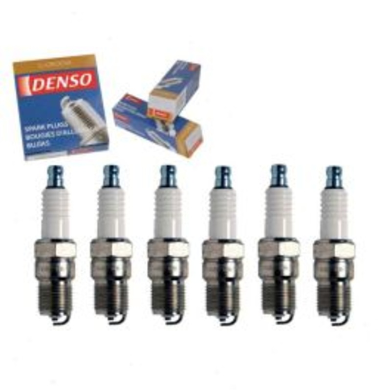 6 pc DENSO Standard U-Groove Spark Plugs for 1986-1988 Buick LeSabre 3.0L 3.8L V6