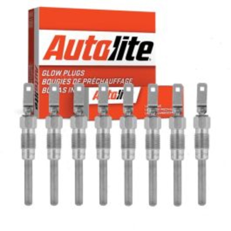 8 pc Autolite Diesel Glow Plugs for 1982-1989 Chevrolet P20 6.2L V8