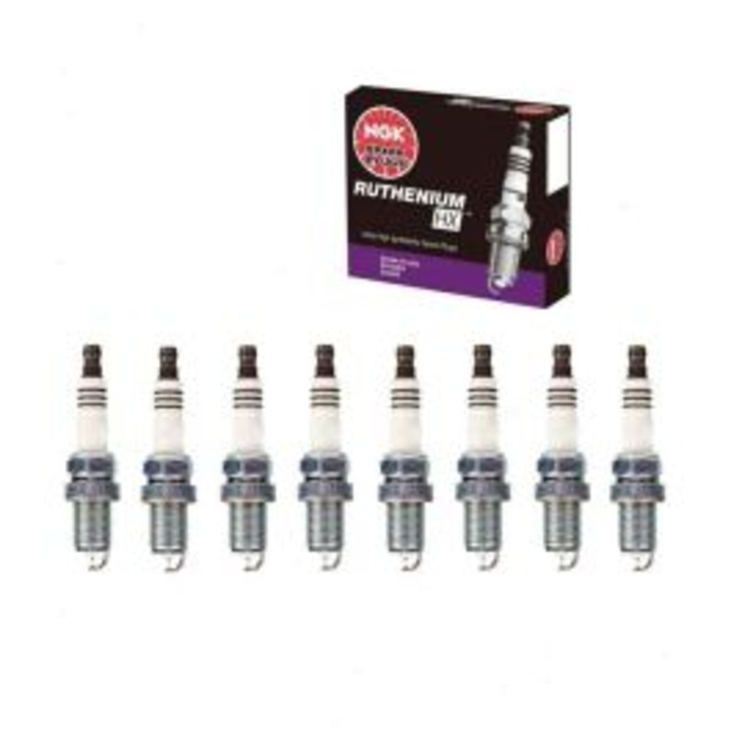 8 pc NGK Ruthenium HX Spark Plugs for 2006-2010 BMW 650i 4.8L V8