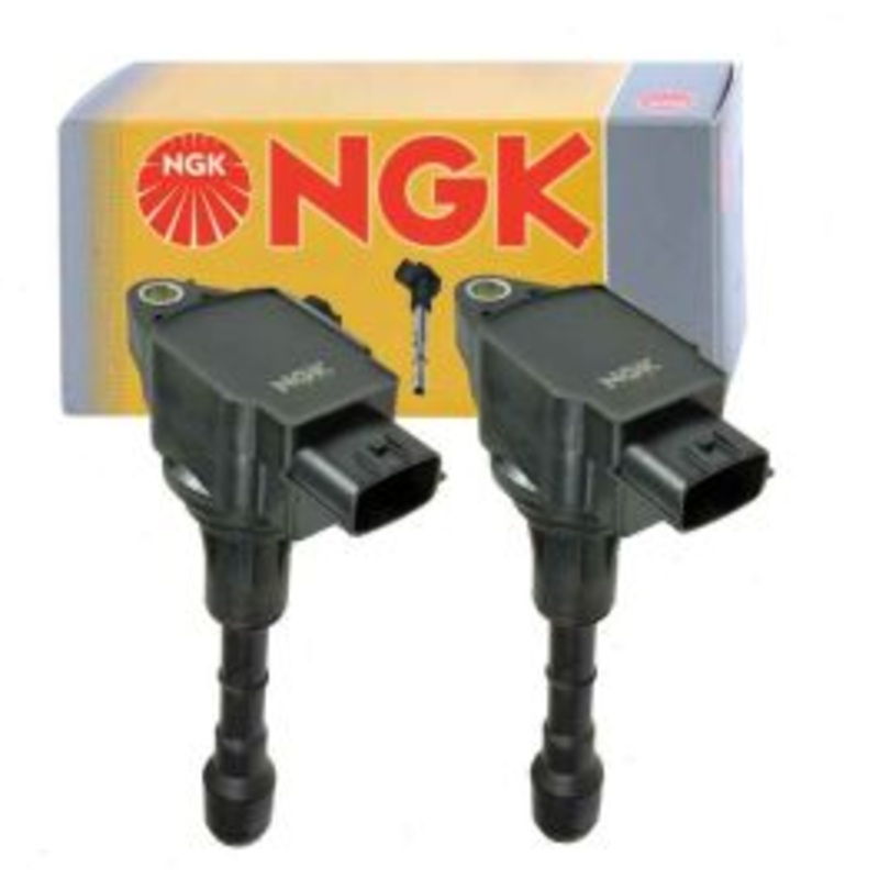 2 pc NGK Ignition Coils for 2014-2019 Infiniti Q70 5.6L V8