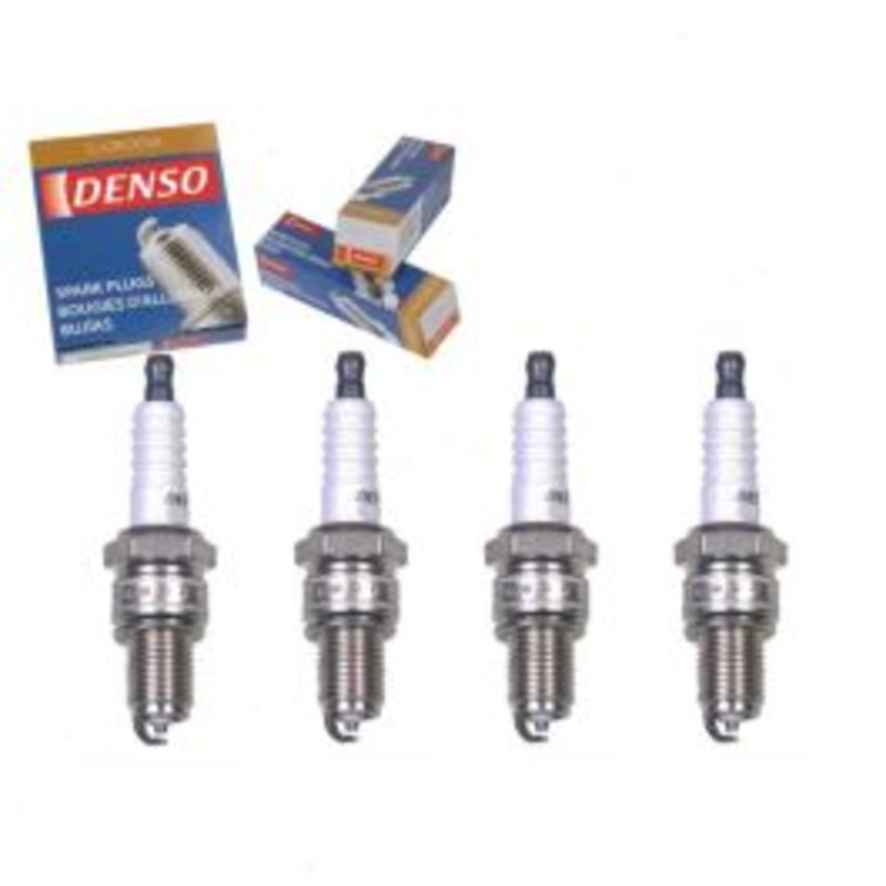 4 pc DENSO Standard U-Groove Spark Plugs for 1993-1994 Dodge Colt 1.5L L4