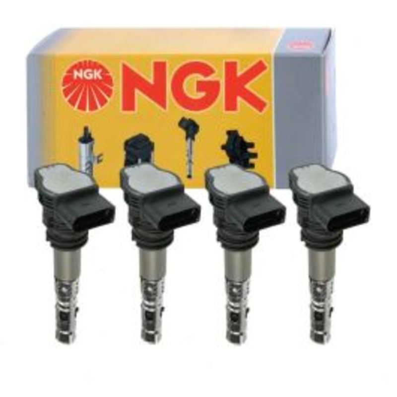 4 pc NGK Ignition Coils for 2001-2006 Audi TT 1.8L L4