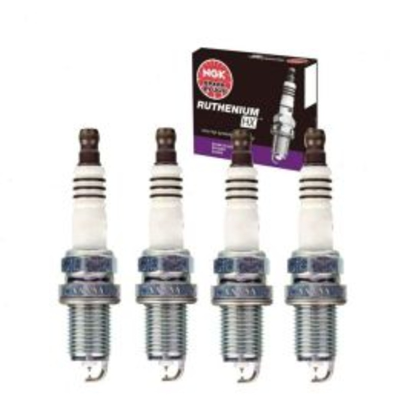 4 pc NGK Ruthenium HX Spark Plugs for 2007-2014 Honda Fit 1.5L L4